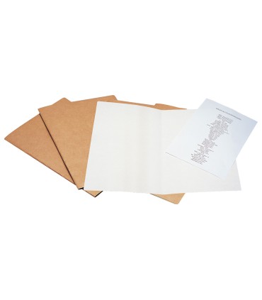 Subcarpeta liderpapel folio kraft interior blanco 240g m2