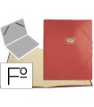 Carpeta clasificador carton compacto saro folio roja -12 departamentos