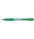 Boligrafo pilot super grip verde retractil sujecion de caucho tinta base de aceite