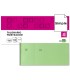 Talonario liderpapel mostrador 60x145 mm tl06 verde con matriz