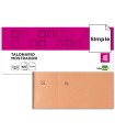 Talonario liderpapel mostrador 60x145 mm tl04 naranja con matriz