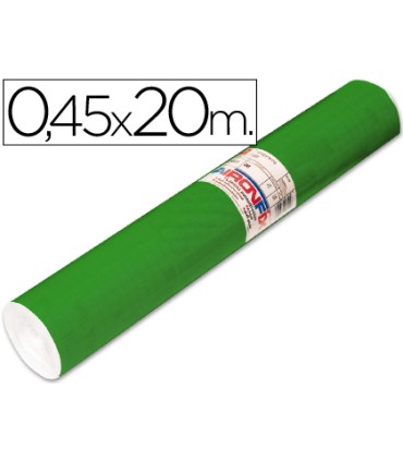 Rollo adhesivo aironfix unicolor verde brillo 67047 rollo de 20 mt