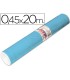 Rollo adhesivo aironfix unicolor azul mate claro 67013rollo de 20 mt