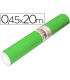 Rollo adhesivo aironfix unicolor verde medio 67005 rollo de 20 mt