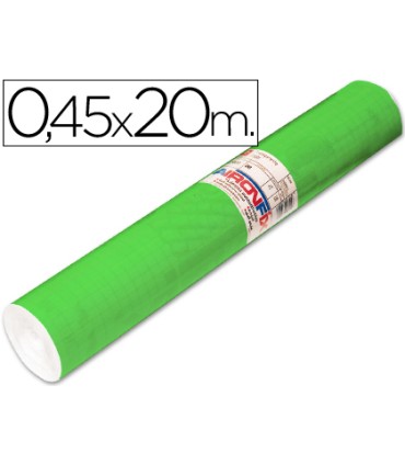 Rollo adhesivo aironfix unicolor verde medio 67005 rollo de 20 mt