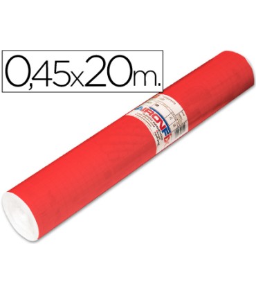 Rollo adhesivo aironfix unicolor rojo mate claro 67151rollo de 20 mt