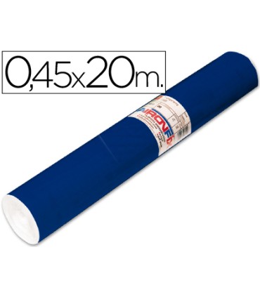 Rollo adhesivo aironfix unicolor azul mate oscuro 67150 rollo de 20 mt