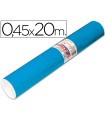 Rollo adhesivo aironfix unicolor azul mate medio 67014rollo de 20 mt