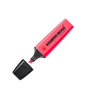 Rotulador stabilo boss fluorescente 70 rosa