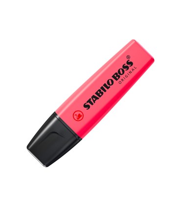 Rotulador stabilo boss fluorescente 70 rosa