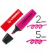 Rotulador stabilo boss fluorescente 70 rosa