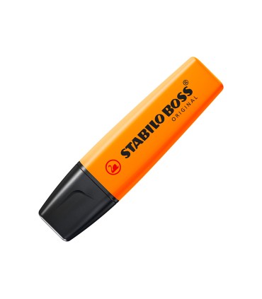 Rotulador stabilo boss fluorescente 70 naranja