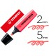 Rotulador stabilo boss fluorescente 70 rojo