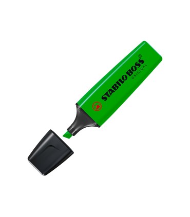 Rotulador stabilo boss fluorescente 70 verde