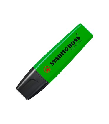 Rotulador stabilo boss fluorescente 70 verde