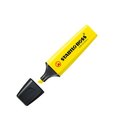 Rotulador stabilo boss fluorescente 70 amarillo