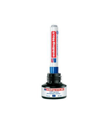 Tinta rotulador edding t 100 negro bote 100 ml