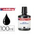 Tinta rotulador edding t 100 negro bote 100 ml