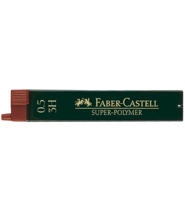 Minas faber grafito 9065 05 mm 3h estuche de 12 minas