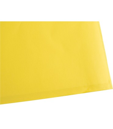 Papel seda liderpapel amarillo 52x76 cm 18 gr paquete de 25 hojas