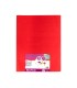 Papel seda liderpapel rojo 52x76 cm 18 gr paquete de 25 hojas