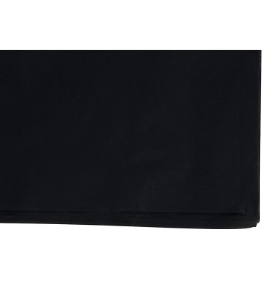 Papel seda liderpapel negro 52x76 cm 18 gr paquete de 25 hojas