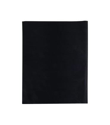 Papel seda liderpapel negro 52x76 cm 18 gr paquete de 25 hojas