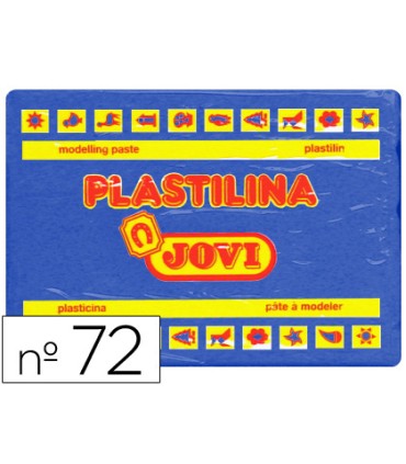 Plastilina jovi 72 azul oscuro unidad tamano grande