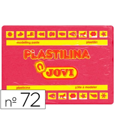 Plastilina jovi 72 rubi unidad tamano grande