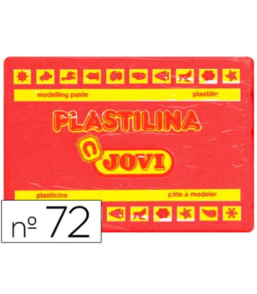 Plastilina jovi 72 rojo unidad tamano grande