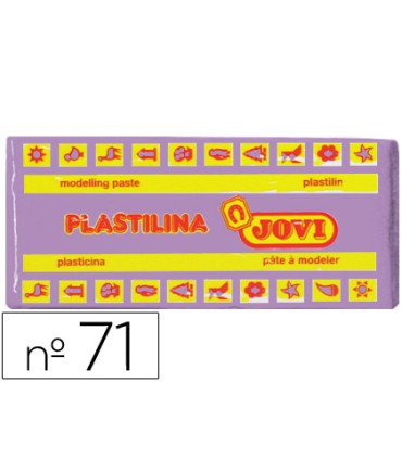 Plastilina jovi 71 lila unidad tamano mediano