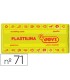 Plastilina jovi 71 amarillo oscuro unidad tamano mediano