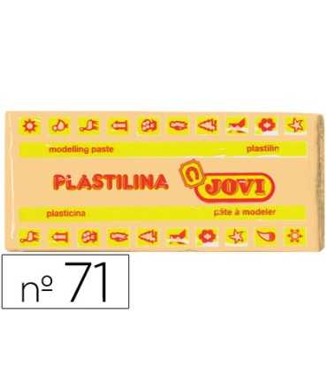 Plastilina jovi 71 carne unidad tamano mediano