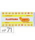 Plastilina jovi 71 blanco unidad tamano mediano