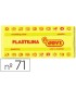 Plastilina jovi 71 amarillo claro unidad tamano mediano