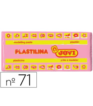 Plastilina jovi 71 rosa unidad tamano mediano