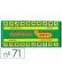 Plastilina jovi 71 verde claro unidad tamano mediano