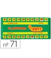 Plastilina jovi 71 verde claro unidad tamaño mediano