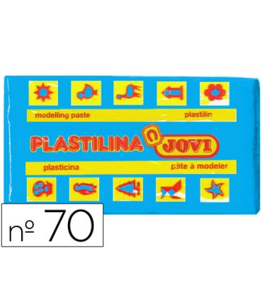 Plastilina jovi 70 azul claro unidad tamano pequeno