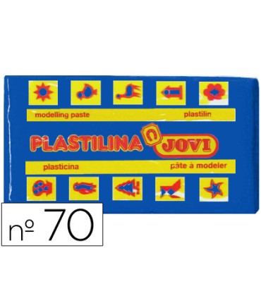 Plastilina jovi 70 azul oscuro unidad tamano pequeno