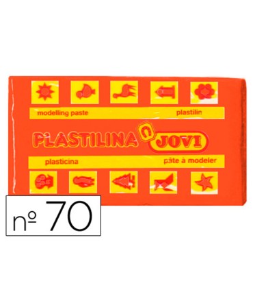 Plastilina jovi 70 naranja unidad tamano pequeno