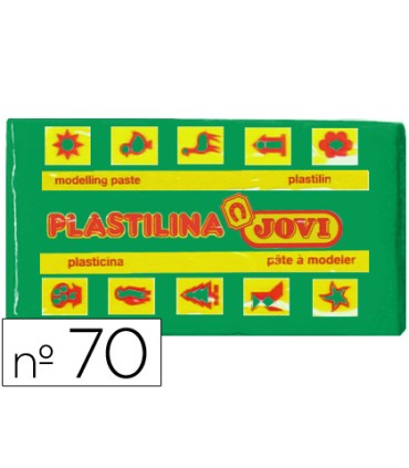 Plastilina jovi 70 verde claro unidad tamano pequeno