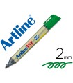 Rotulador artline pizarra ek-157 verde punta redonda 2 mm