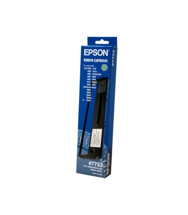 Cinta impresora epson lq 200 300 300c 300ii 500 550570 570 580 800 850 870 1500 negra 7753