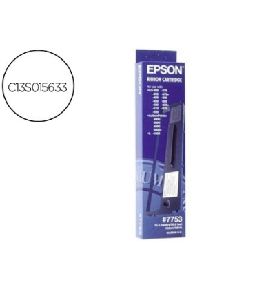 Cinta impresora epson lq 200 300 300c 300ii 500 550570 570 580 800 850 870 1500 negra 7753