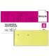 Talonario liderpapel mostrador 50x110 mm tl07 amarillo con matriz