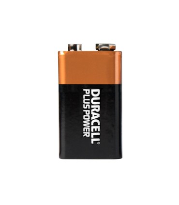 Pila duracell alcalina plus 9v blister con 1 unidad