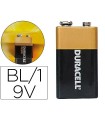 Pila duracell alcalina plus 9v blister con 1 unidad