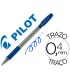 Boligrafo pilot bps gp azul sujecion de caucho tinta base de aceite con capuchon