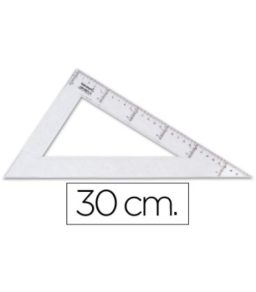 Cartabon liderpapel 30 cm plastico cristal